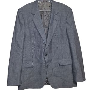 Hart Schaffner & Marx Silver Trumpeter Suit Gray sz 44R